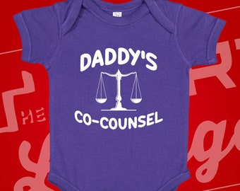 lawyer baby bodysuit attorney one piece future lawywer