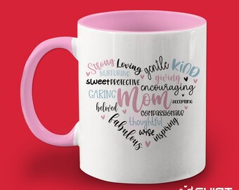 Kind Mom Coffee Mug, Mother's Day Gift