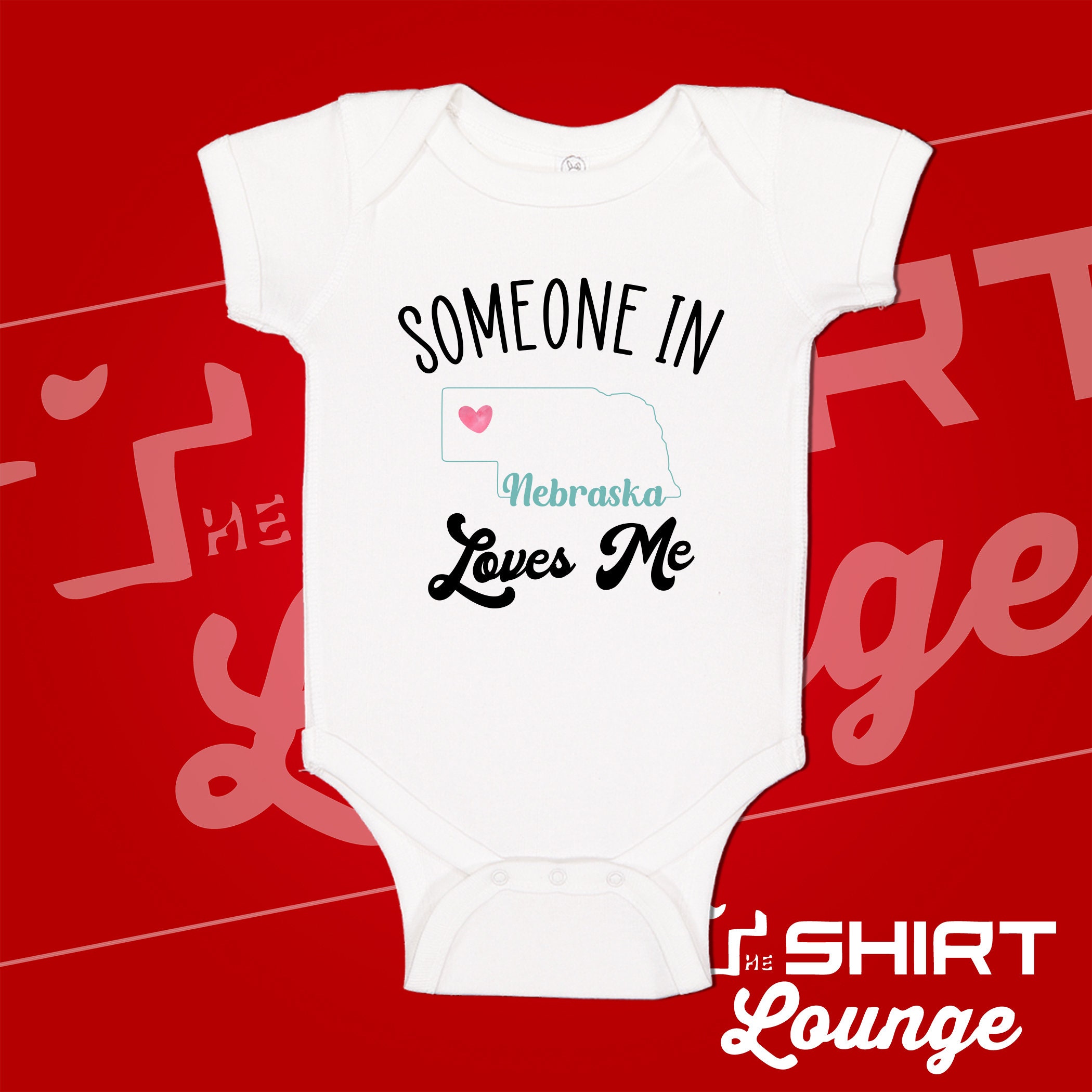 I Love Nebraska Baby Infant Bodysuit