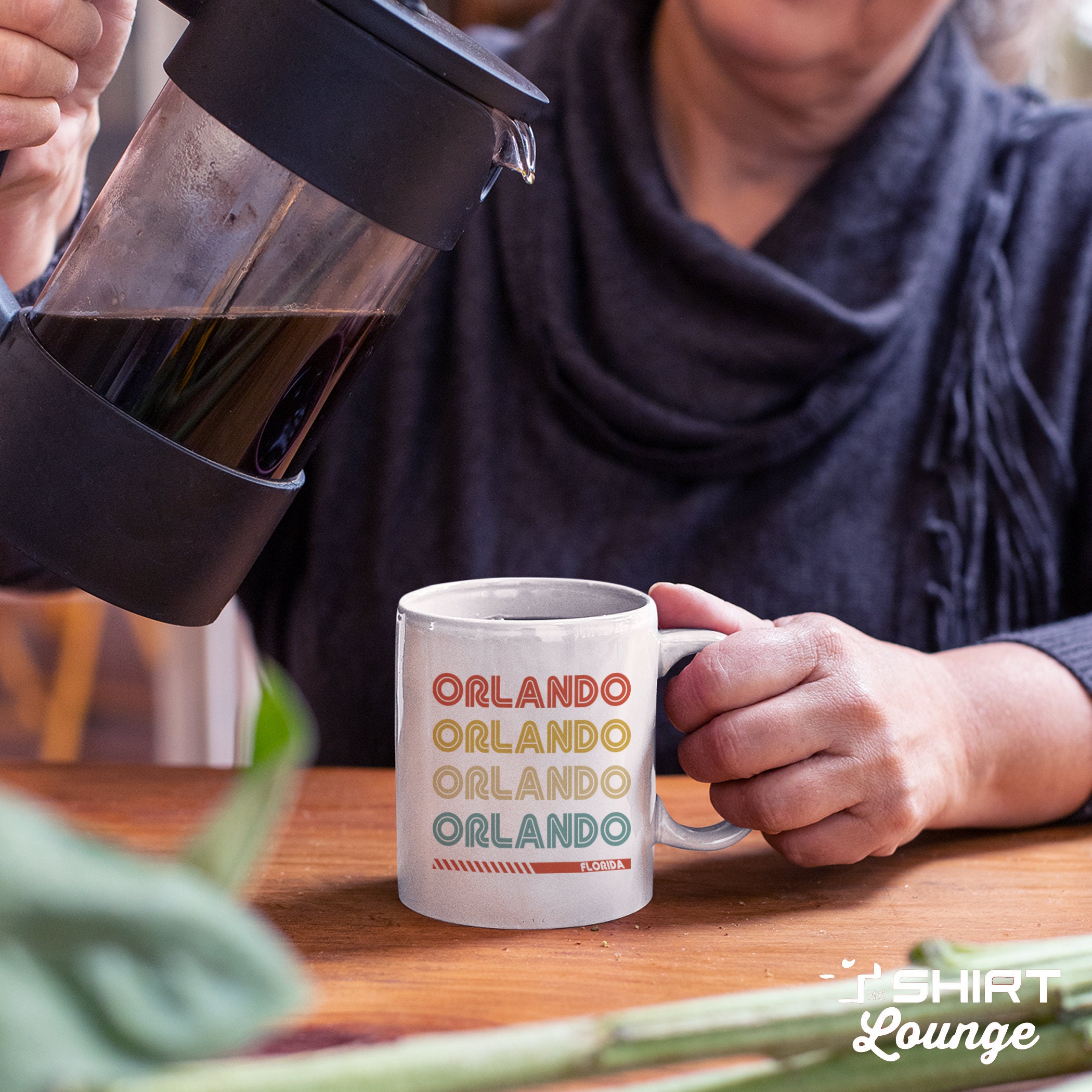 Orlando Florida Ceramic Coffee Mug 11oz - Travel Inspired Design, Comfort Grip, Vibrant Print, Gift For Travel Lovers