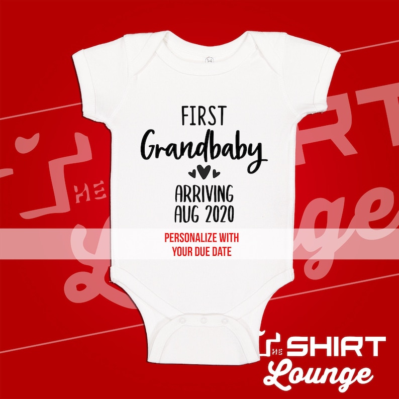 First Grandchild Announcement 1st Grandchild Reveal 1st Etsy
