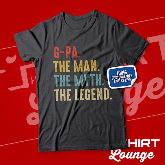 Pa The Man The Myth The Legend Dad Gift Father's Day T-Shirt Pa The Man The Myth The Legend Dad Gift Father's Day T-Shirt