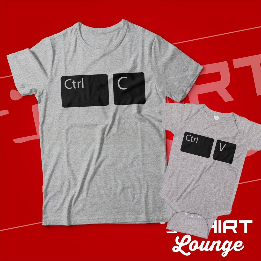 Copy Paste Matching Shirts, Father Son Shirts, Dad Baby Set, Daddy ...