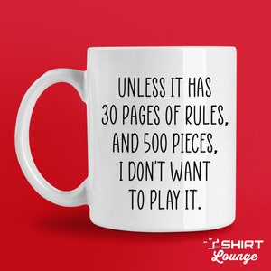 Funny Board Games Mug, Tabletop Gamer Cup, Board Game Lover Gift, Board Game Geek, Nerd, Board Game Decor Themed Coffee or Tea Cup