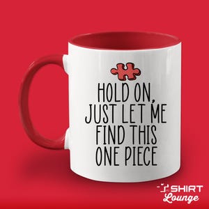 Puzzle Lover Coffee Mug: Funny Puzzle Piece Tea Cup