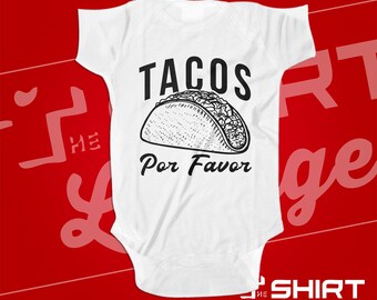Tacos Por Favor Baby Bodysuit One Piece Infant Romper Cinco De
