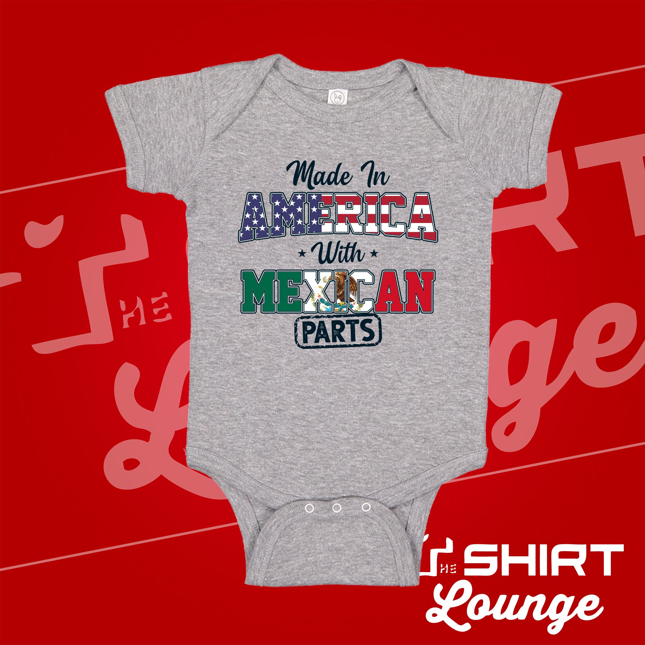 Mexico Baby Bodysuit 100% Cotton All Season Soccer Jersey Flag T-shirt 