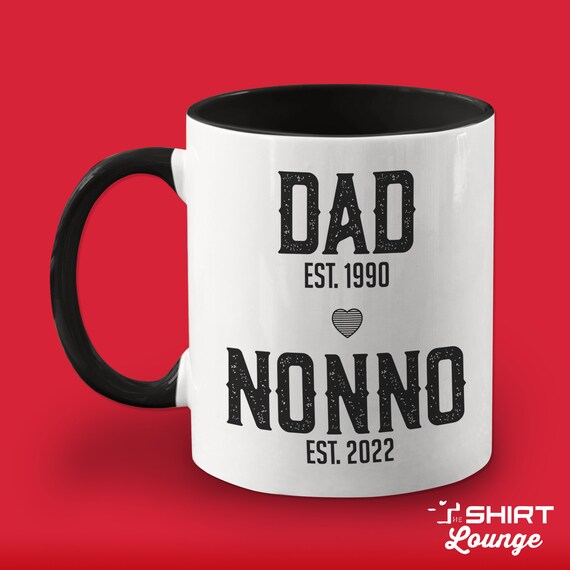 Custom Nonno Mug Italian Grandpa Personalized Coffee Cup Etsy