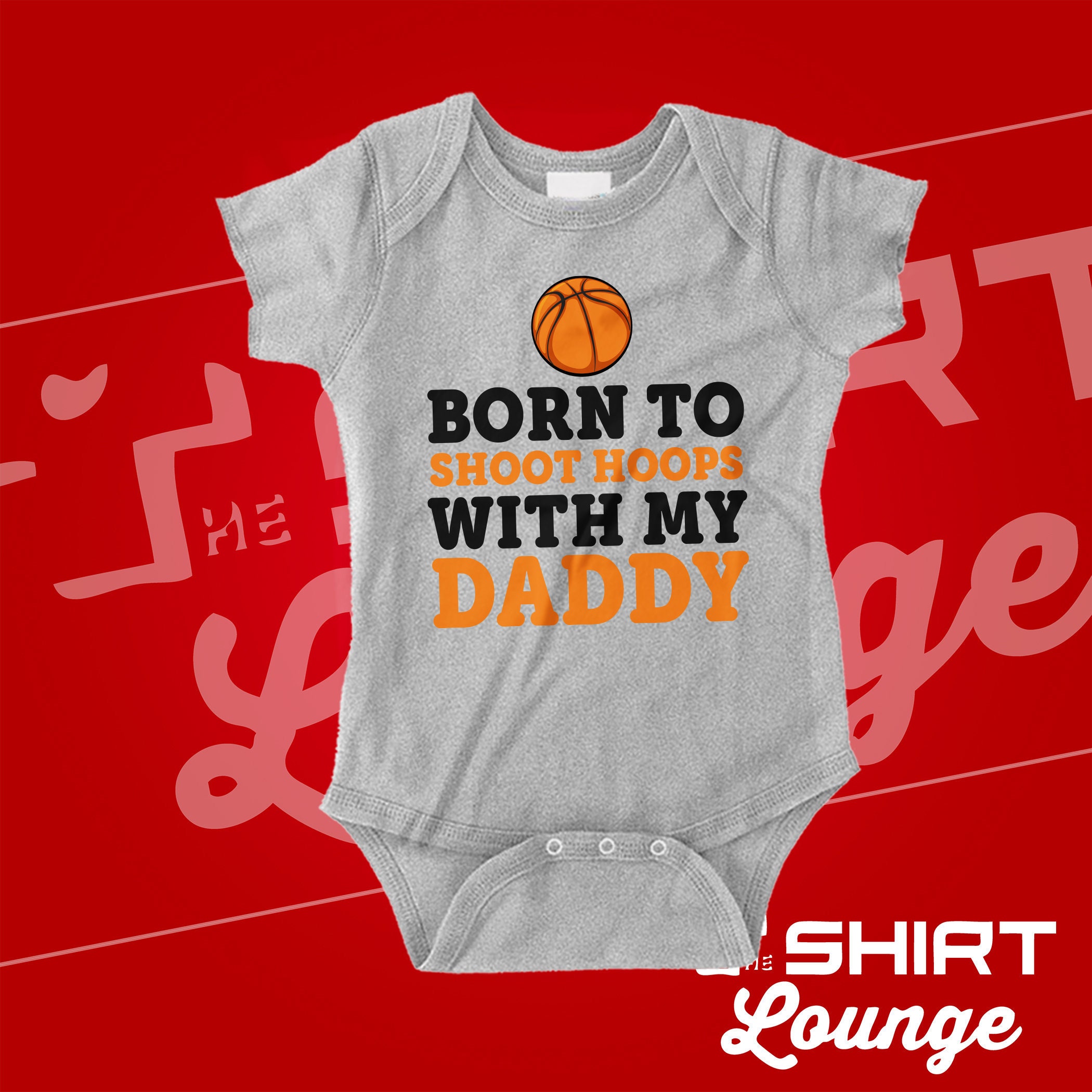 My Daddy and I Are Detroit Fans Baby Bodysuit Hockey Infant One Piece