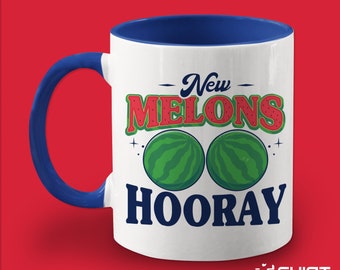 New Melons Hooray Mug: Funny Breast Surgery Gift