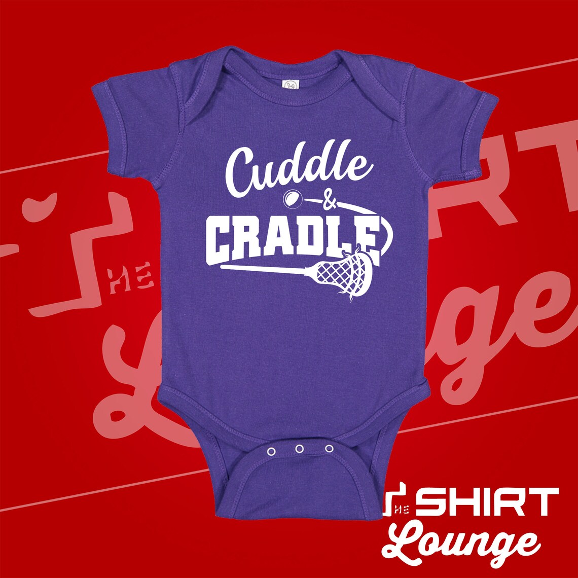 Daddy's Future Lacrosse Buddy Baby Bodysuit & Toddler T-Shirt - Lax Themed Infant Clothes