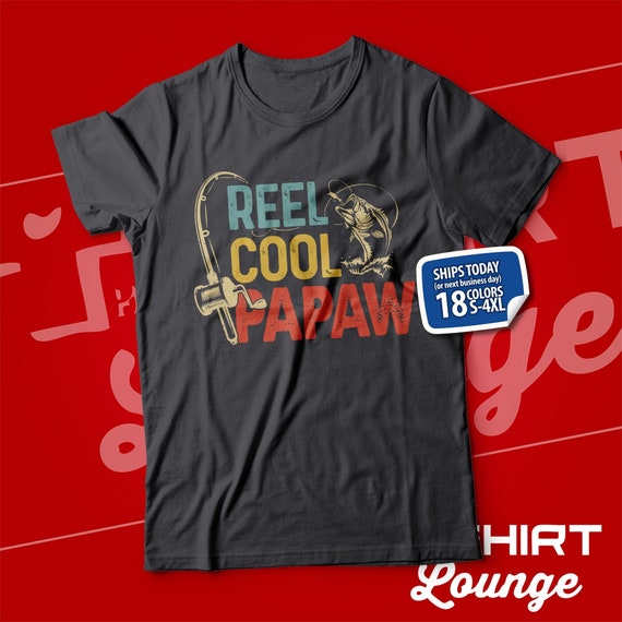 Men Vintage Fishing Papaw T-Shirt Father's Day Gift Grandpa Men Vintage Fishing Papaw T-Shirt Father's Day Gift Grandpa