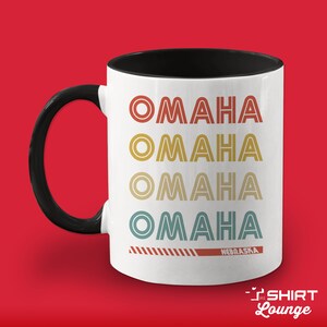 Retro Omaha Nebraska Coffee Mug: Vintage Travel Gift