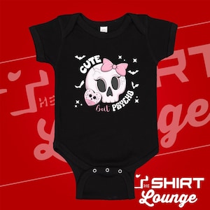 Punkrock-babyoutfit, söt men psykotisk bodysuit eller skjorta för småbarn, alternativa edgy babykläder, emo-nyfödd present