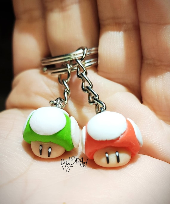 SUPER MARIO Bros Gummi-Schlüsselanhänger – Doppelseitige Figur, Ca. 8 Cm Hoch, Aus Gummi, Ideal Für Mario-Fans