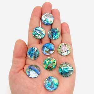 Pendentif nacre, 10 pièces, nacre, nacre bleue, abalone, nacre ormeau, création bijoux, perle de nacre, pendentif coquillage, rond de nacre