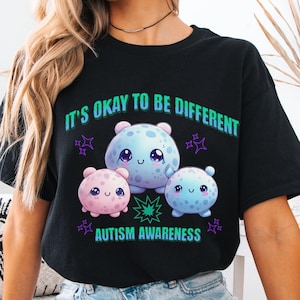 It&#39;s Okay To be Different Autism Png, Neurodiversity Printable, Autism Month Art, On the Spectrum,Digital Download Sublimation Design