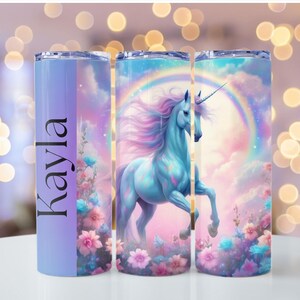 Unicorn Tumbler Wrap 20oz Tumbler Wrap for Skinny Tumbler Seamless Pattern png DIGITAL DOWNLOAD Sublimation Tumbler Designs