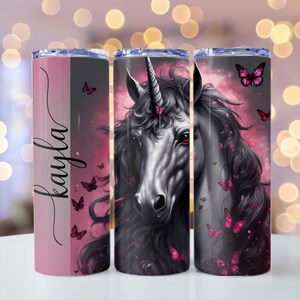 Unicorn Tumbler Wrap 20oz Tumbler Wrap for Skinny Tumbler Seamless Pattern png DIGITAL DOWNLOAD Sublimation Tumbler Designs