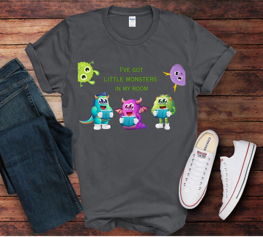 Funny Monster Tshirt, Monsters Halloween Shirt for Teachers, Cute Little Monster Tee for School