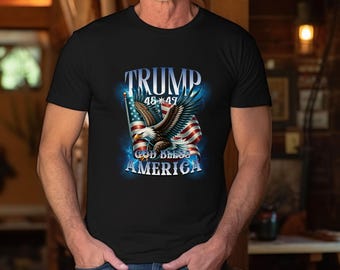 Trump Eagle PNG: God Bless America, Patriotic Design (Digital File)