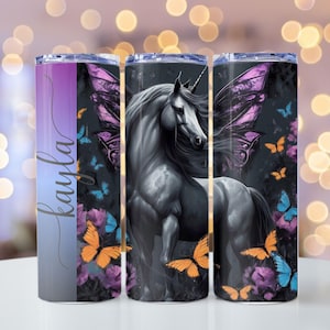 Unicorn Tumbler Wrap 20oz Tumbler Wrap for Skinny Tumbler Seamless Pattern png DIGITAL DOWNLOAD Sublimation Tumbler Designs
