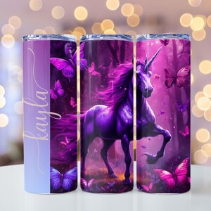 Unicorn Tumbler Wrap 20oz Tumbler Wrap for Skinny Tumbler Seamless Pattern png DIGITAL DOWNLOAD Sublimation Tumbler Designs