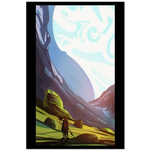 Over The Hills | ART PRINT | Archival Matte Paper Art Poster