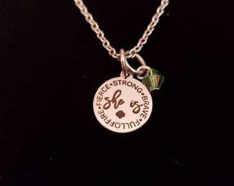 Junior Senior troop MOM Daisy Cadet Brownie or Ambassador ranks. Perfect for leader Girl Scout Inspired Necklace