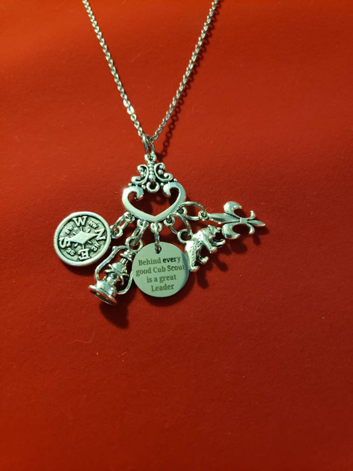 Silver Scout Necklaces Boy Scouts Cub Scouts Eagle Etsy