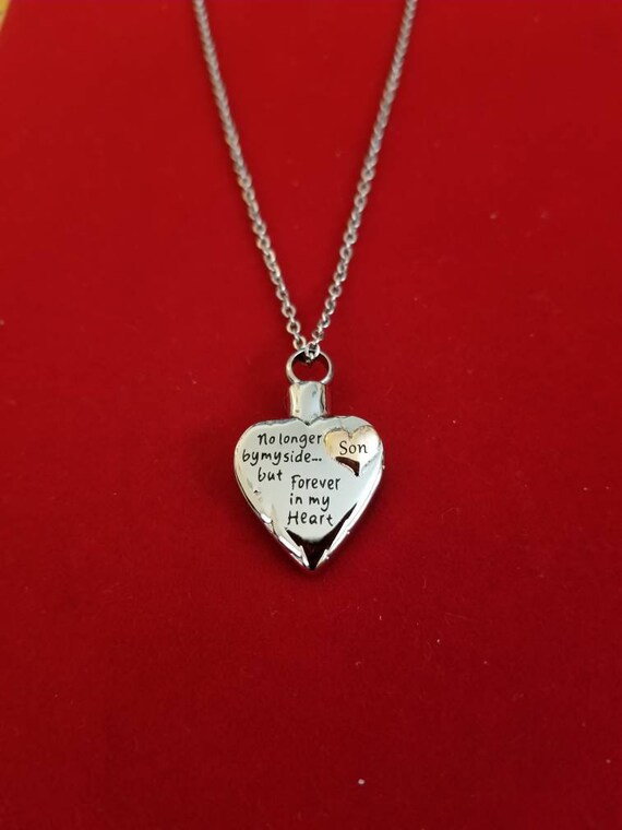 necklace for ashes for son