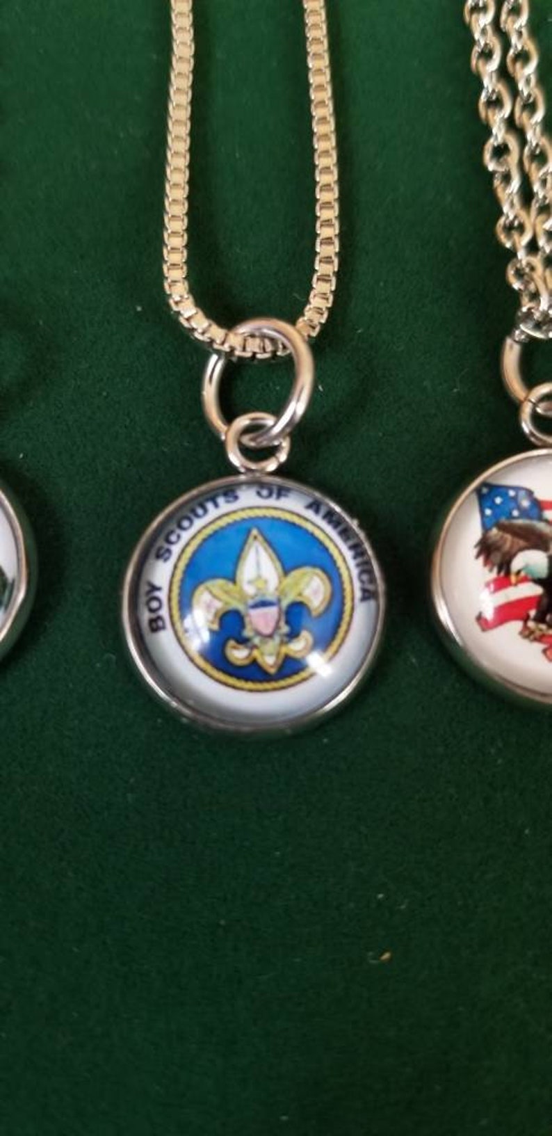 Silver Scout Necklaces Boy Scouts Cub Scouts Eagle Etsy