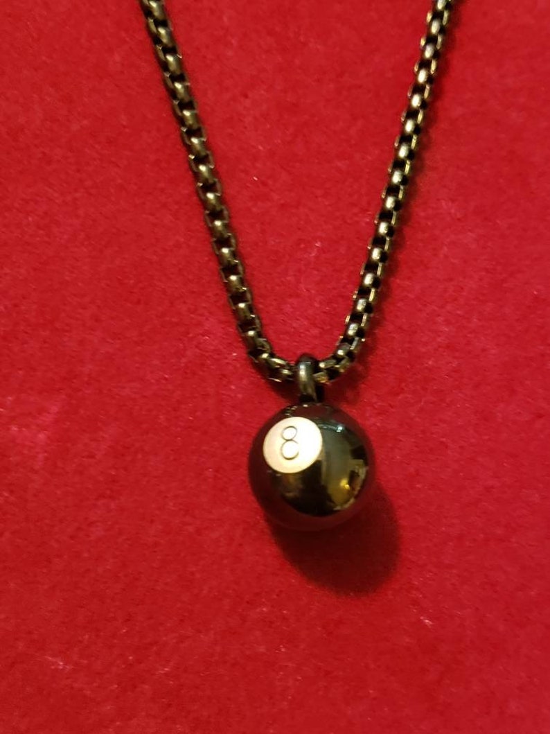 Silver 8 Ball Urn Necklace Cremation Jewelry Cremation | Etsy