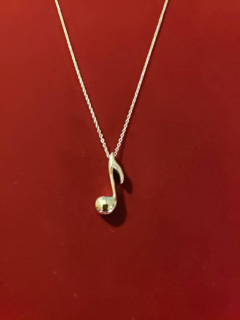 Silver Music Note Urn Necklace Cremation Necklace Etsy