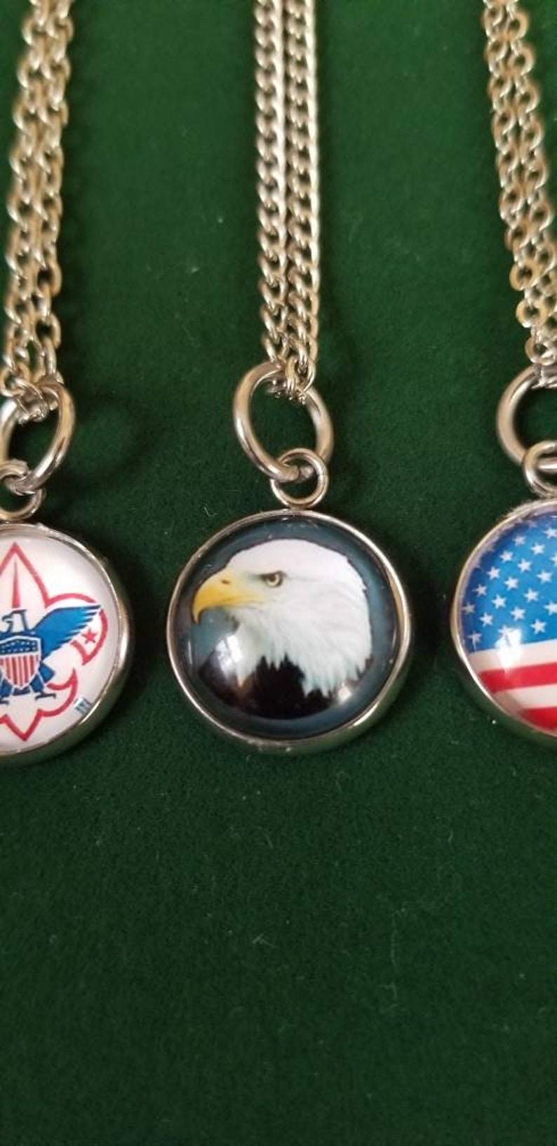 Silver Scout Necklaces Boy Scouts Cub Scouts Eagle Etsy