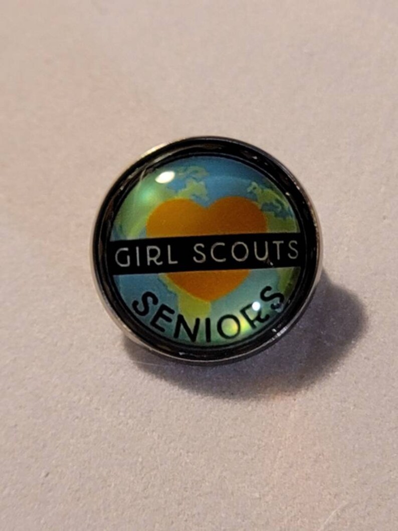 Silver Girl Scout Senior Pin Pin Girl Scouts Broach - Etsy