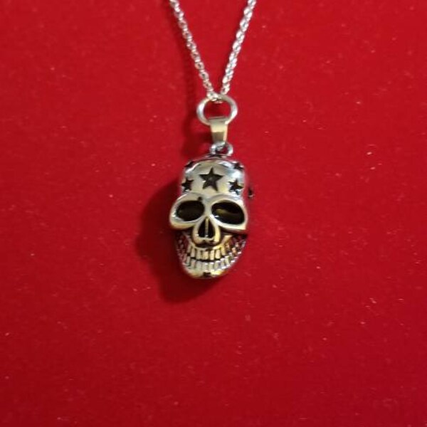 Skull Necklace Etsy