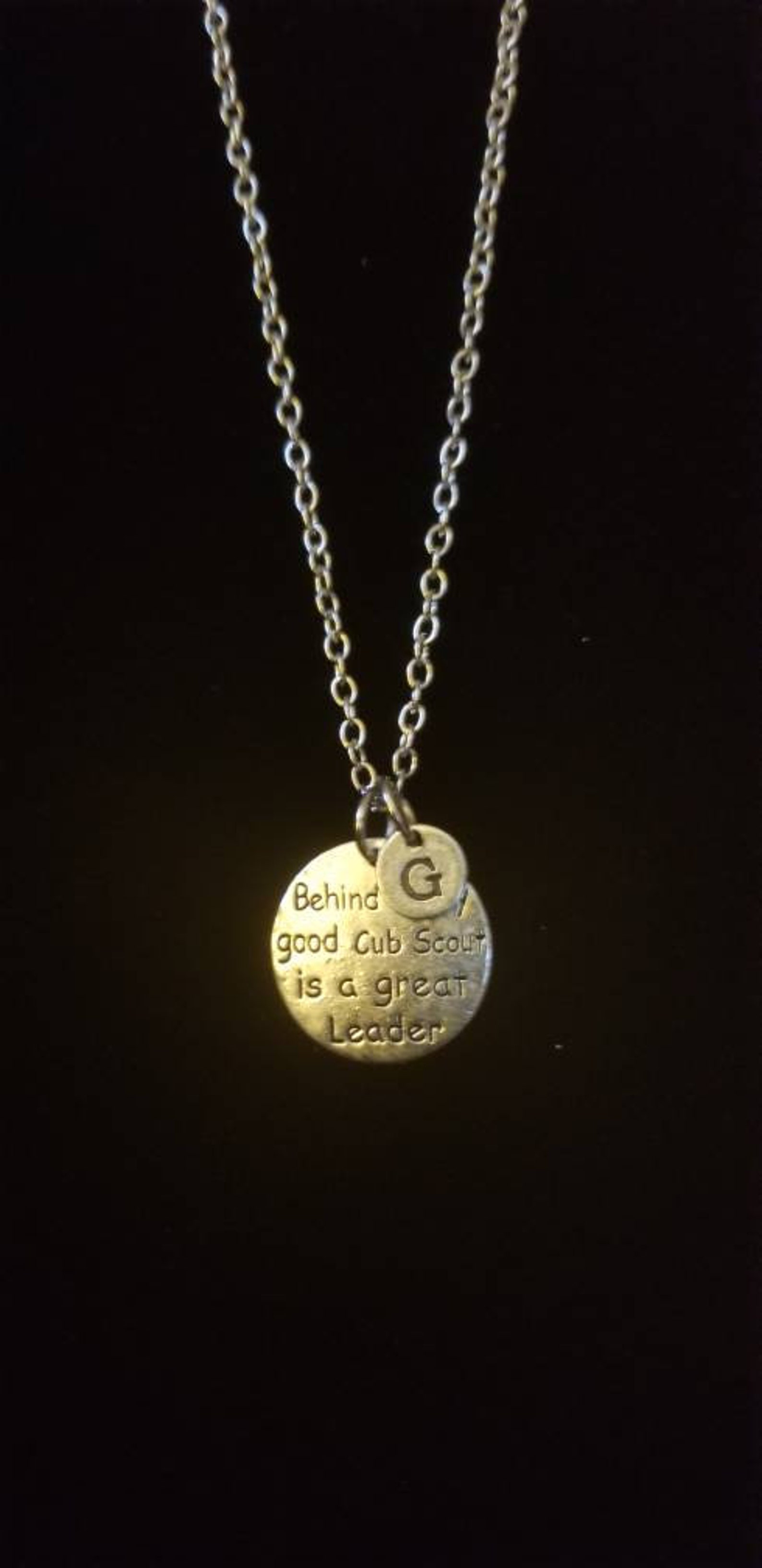 Silver Boy/eagle/cub Scout Leader Chain Necklace With or - Etsy