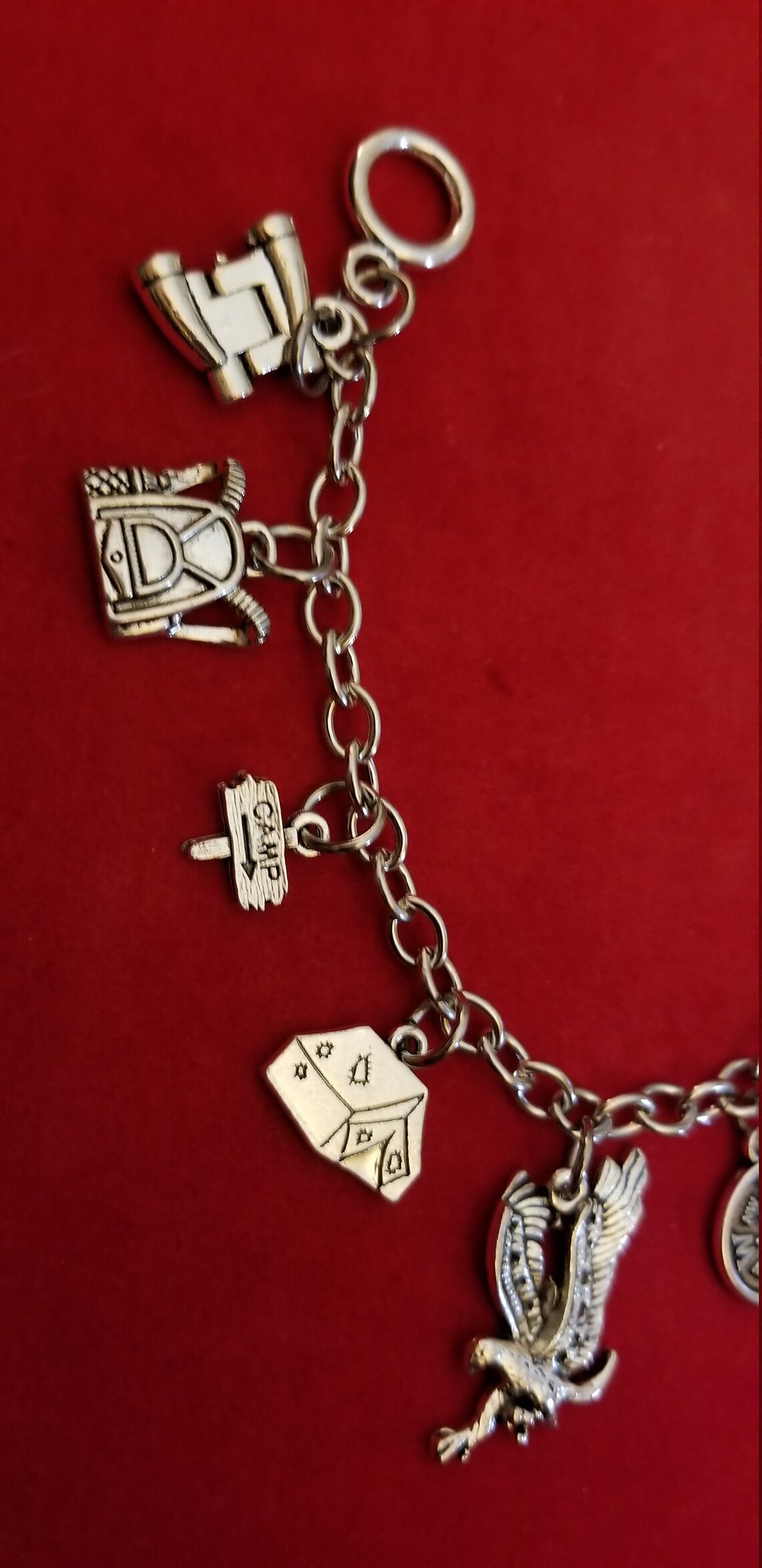 Silver Boy Scout Cub Scout and/or Eagle Scout Charm Bracelet Etsy