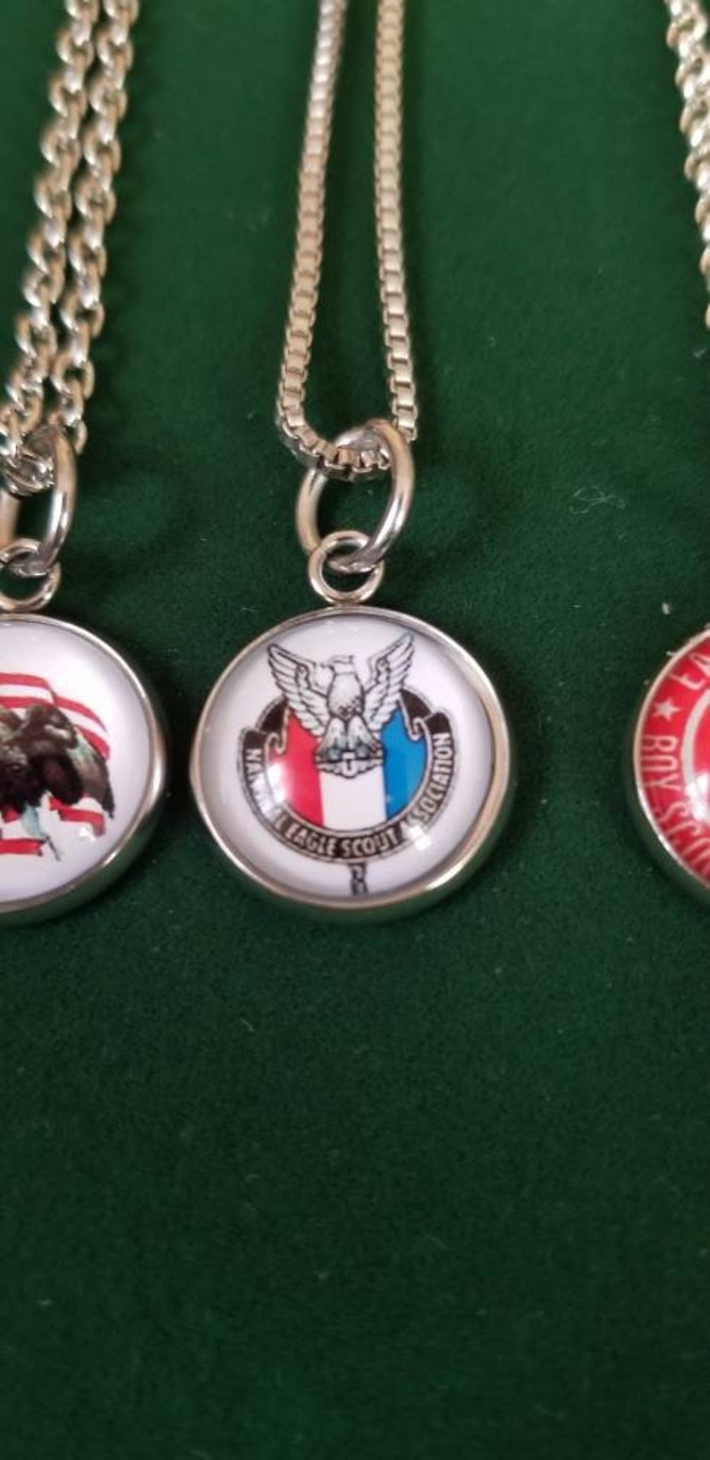 Silver Scout Necklaces Boy Scouts Cub Scouts Eagle Etsy