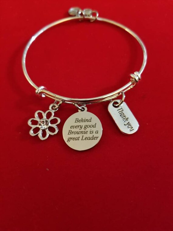Behind every good girl scout is a great leader charm..pendant LOT of 5
