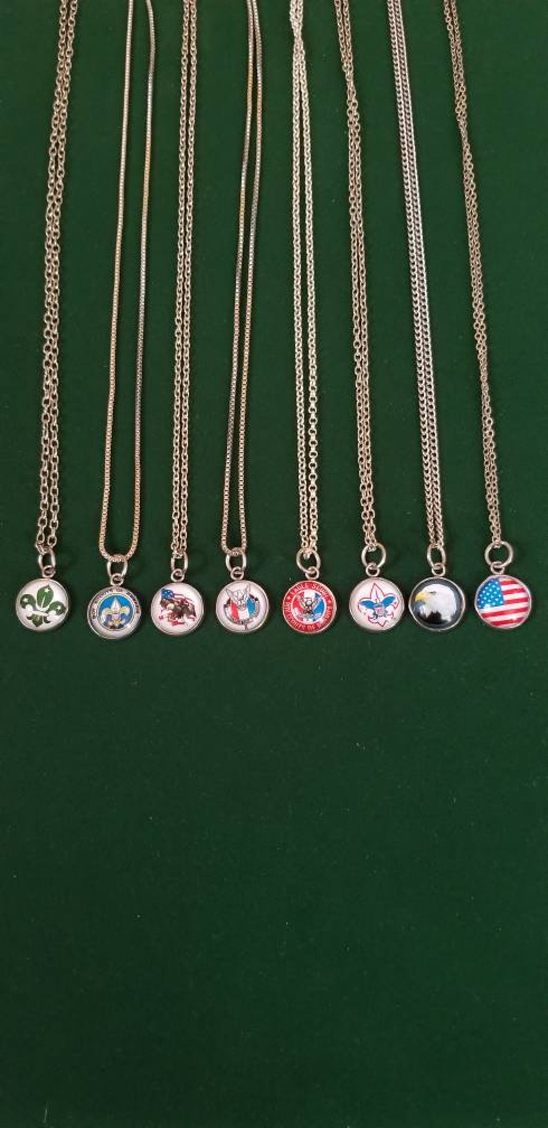 Silver Scout Necklaces Boy Scouts Cub Scouts Eagle Etsy