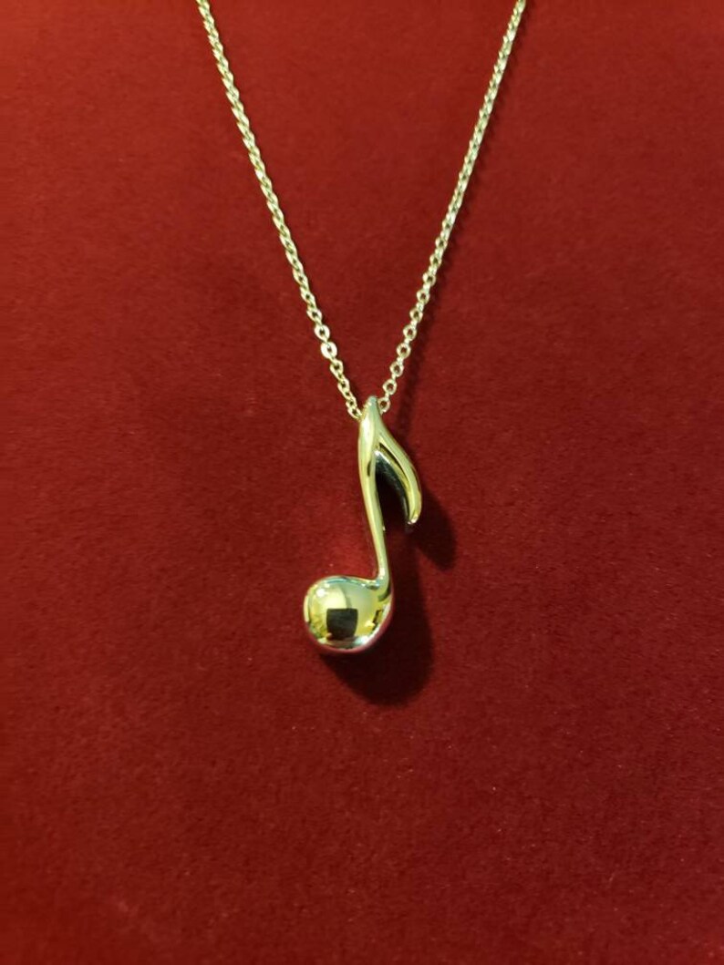 Silver Music Note Urn Necklace Cremation Necklace Etsy