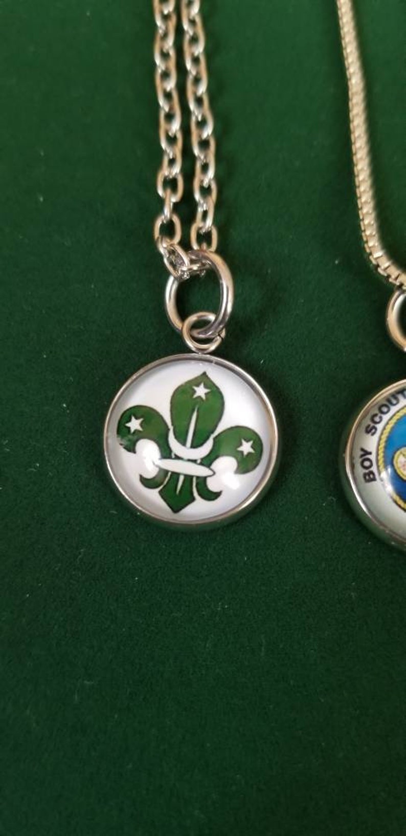 Silver Scout Necklaces Boy Scouts Cub Scouts Eagle Etsy