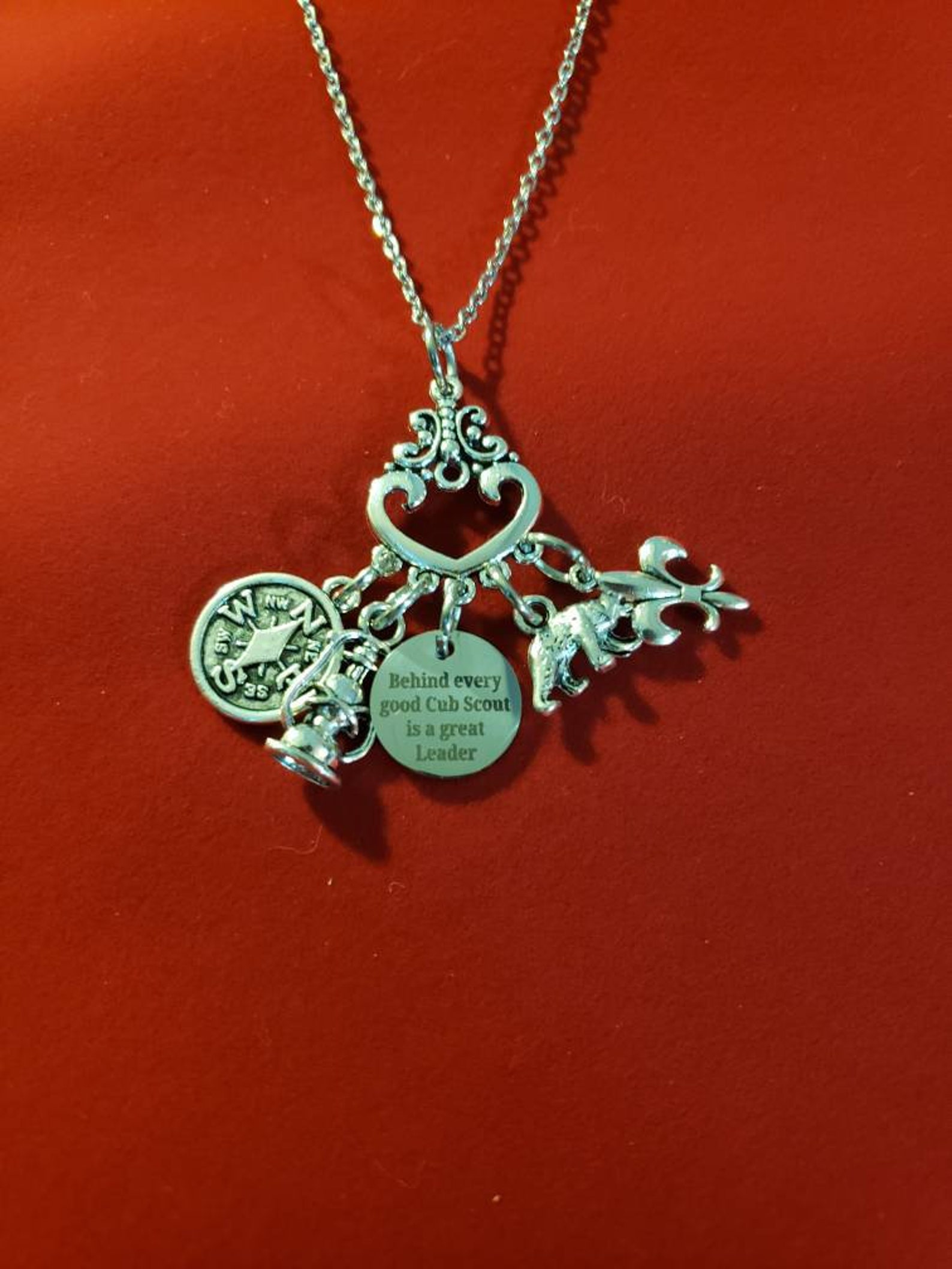 Silver Scout Necklaces Boy Scouts Cub Scouts Eagle Etsy