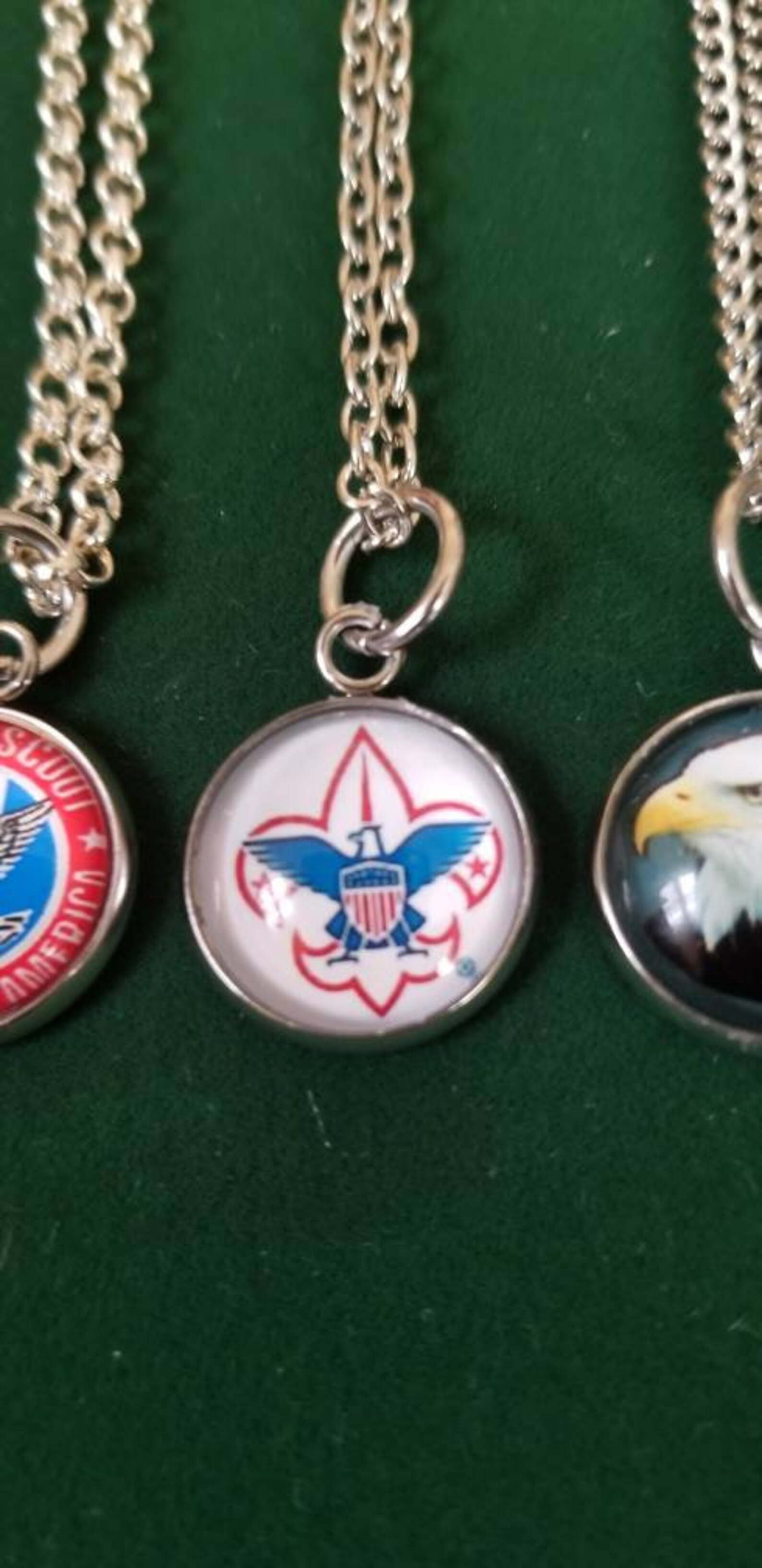Silver Scout Necklaces Boy Scouts Cub Scouts Eagle Etsy