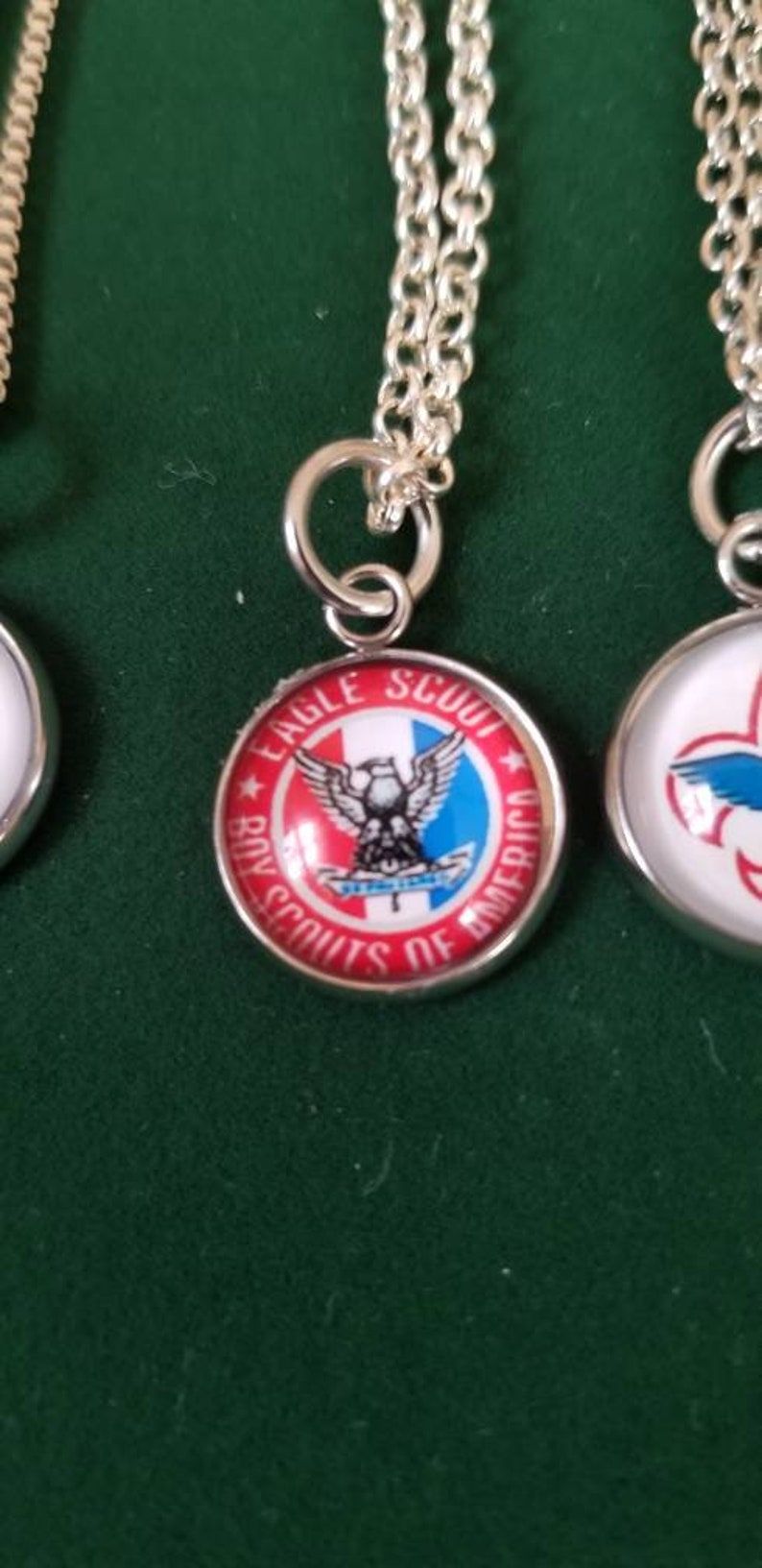Silver Scout Necklaces Boy Scouts Cub Scouts Eagle Etsy