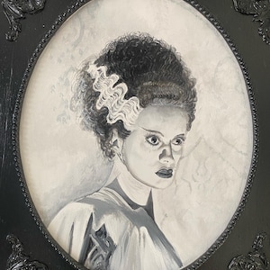 Bride of Frankenstein Painting Art Print