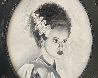 Bride of Frankenstein Painting Art Print