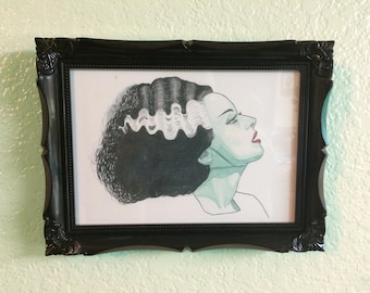 La novia de frankenstein Lámina artística